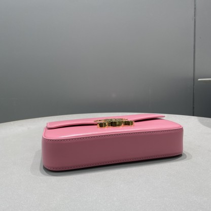 CE CHAIN SHOULDER BAG TRIOMPHE IN TRIOMPHE CANVAS PINK 197993BF25FO