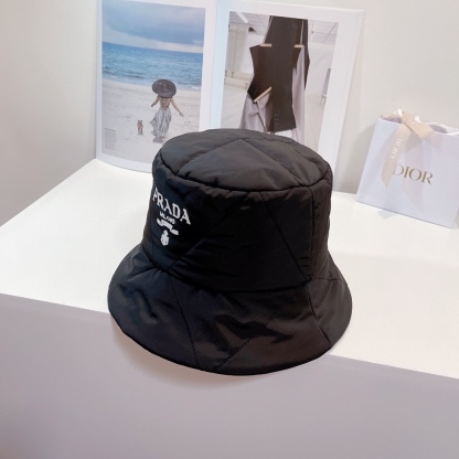 PD PADDED RENYLON BUCKET HAT BLACK