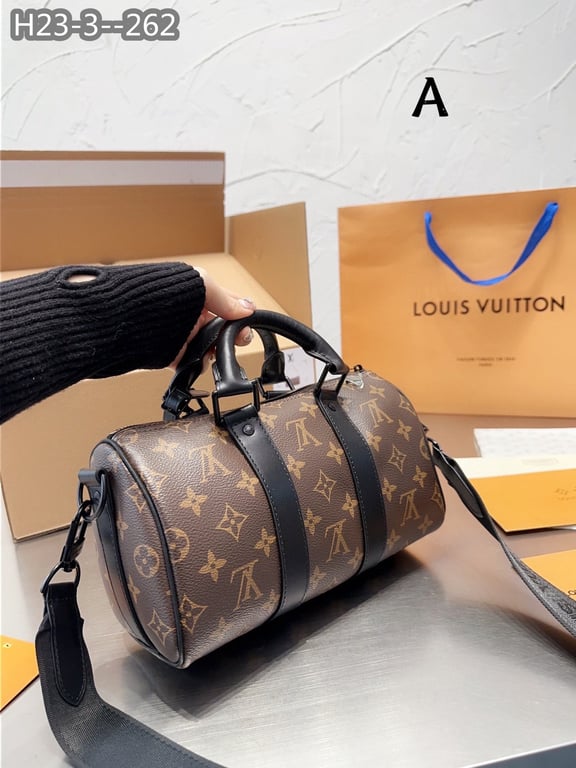 LUV KEEPALL BANDOULIERE 25 BROWN M46271