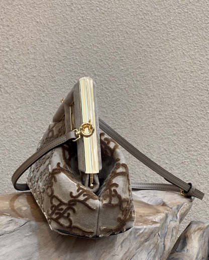 FI First Small Gray Bag For Woman 26cm/10in