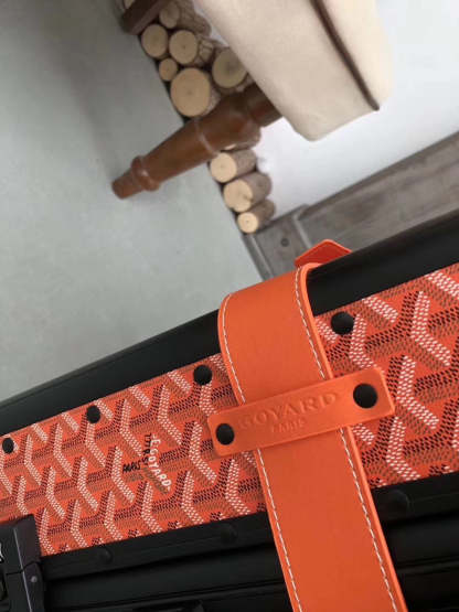 Goyard Rolling Vali Orange For Men, LuGucciage 20in/51cm LV
