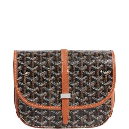 GY BELVEDERE PM BAG BLACK TAN 22CM