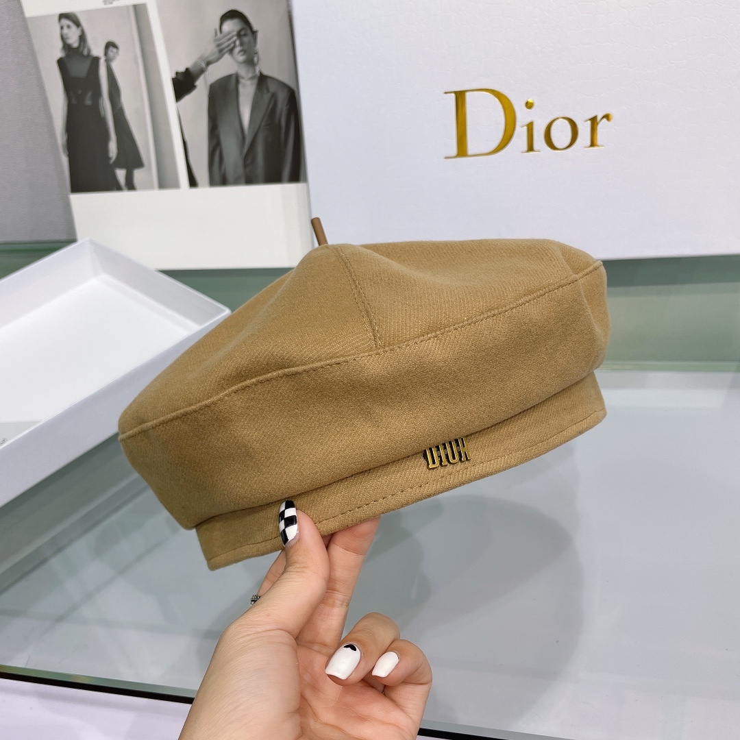DOR COTTON DRILL BERET BEIGE