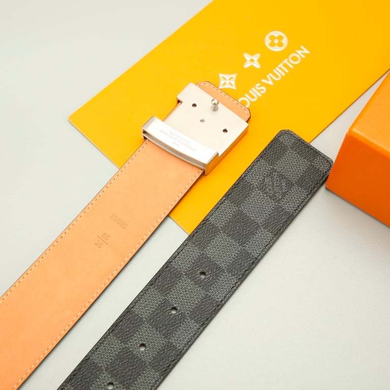 LUV INITIALS 40MM REVERSIBLE BELT SILUVER BUCKLE