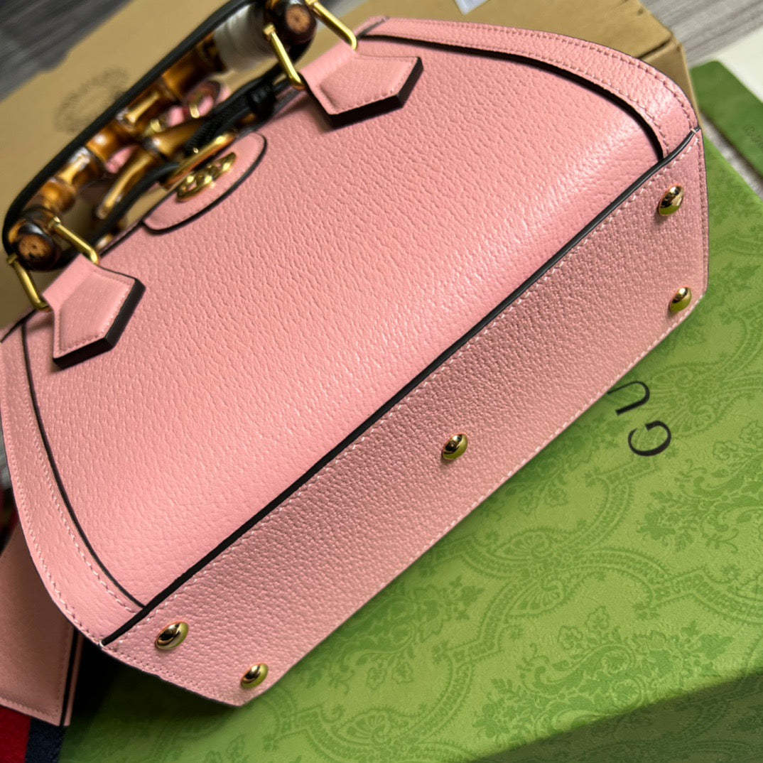 gg Diana Mini Tote Bag Pink For Women, Women’s Bags 7.9in/20cm gg ‎702732 U3ZDT 5479