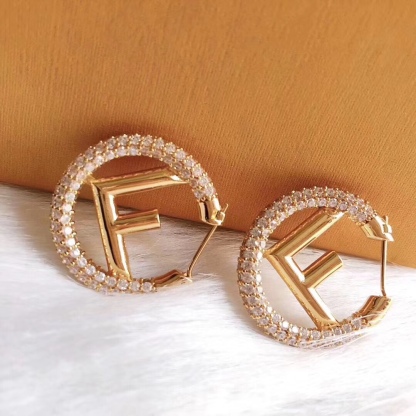 FD LOGO EARRINGS