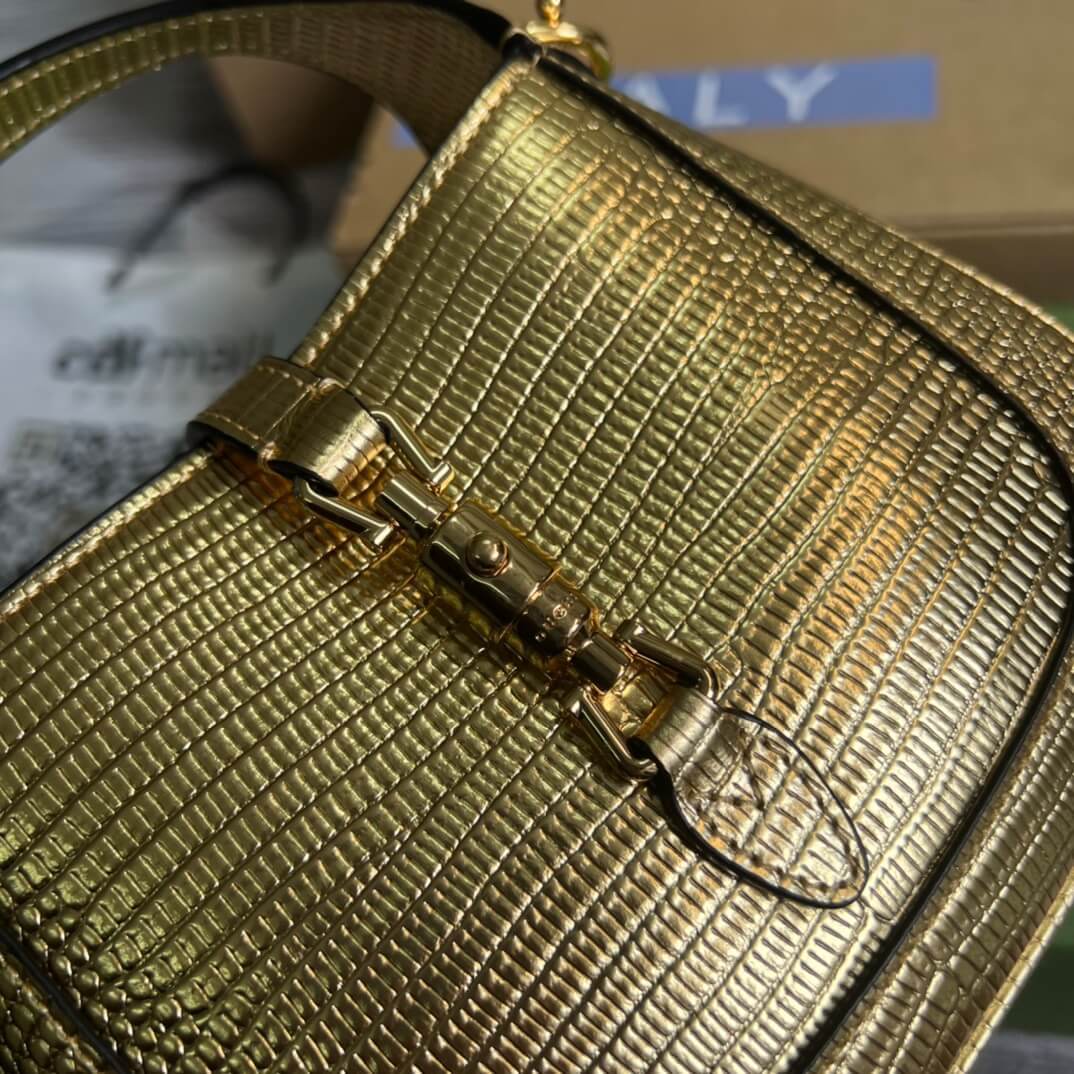 GC 675799 Jackiemini Leather golden color 19cm