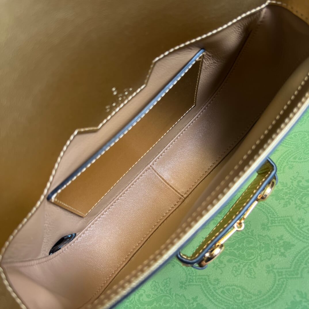 GC675801 Denim Dionysus Saddle bag 20.5cm golden color