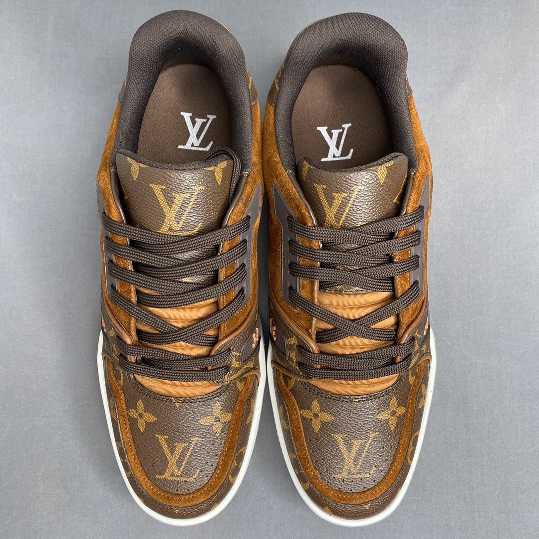 LUV TRAINER SNEAKER MONOGRAM CANVAS BROWN VIRGIL ABLOH