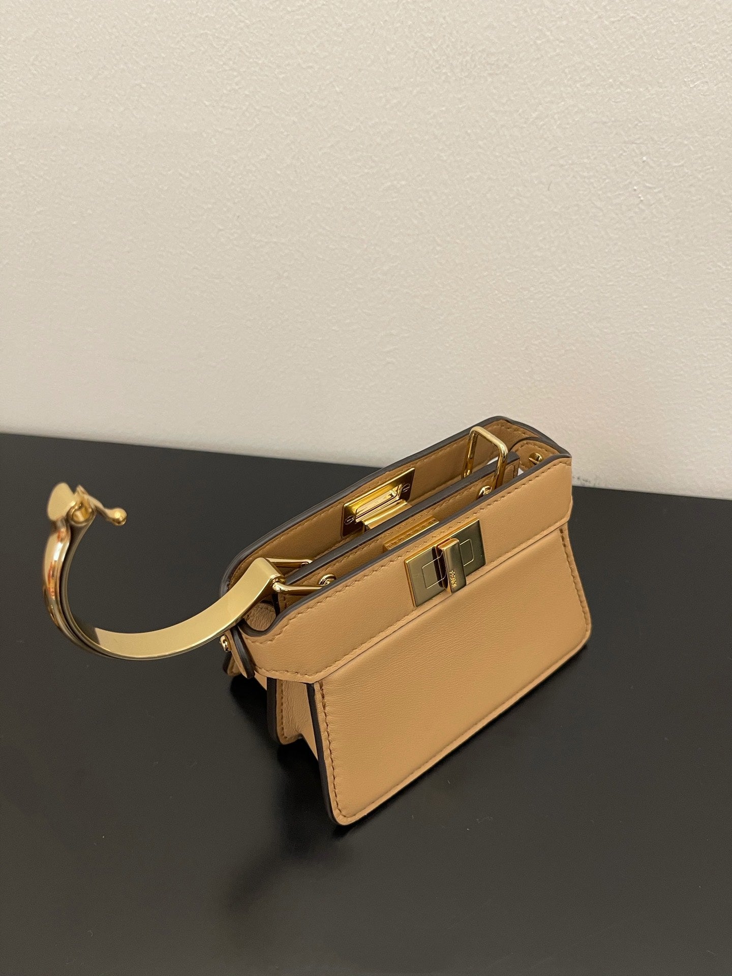 FI Peekaboo ISeeU Petite Brown Micro Bag For Woman 11cm/4.5in