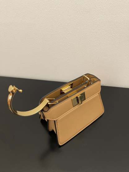 FI Peekaboo ISeeU Petite Brown Micro Bag For Woman 11cm/4.5in