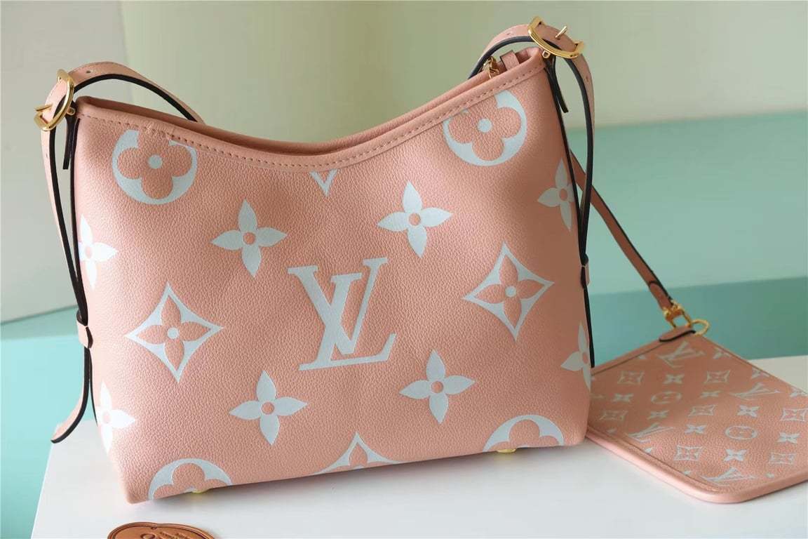 LUV CARRYALL PM MONOGRAM EMPREINTE PINK 11.6IN/29CM