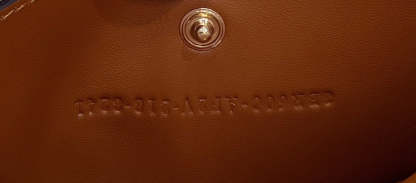 FI Baguette White with Embroidery Medium Bag For Woman 28cm/11in