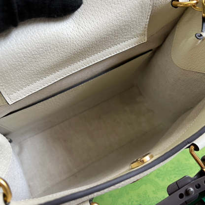 gg Diana Small gg Tote Bag White For Women, Women&#8217;s Bags 11in/27cm gg