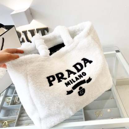 PR TERRY TOTE BAG WHITE 41CM