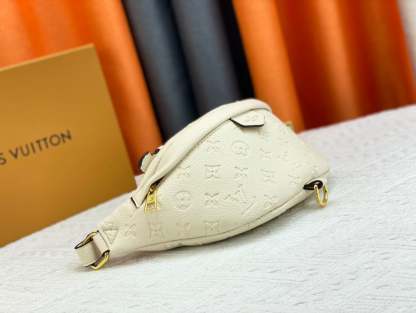 LUV MONOGRAM EMPREINTE CREME BUMBAG M44836