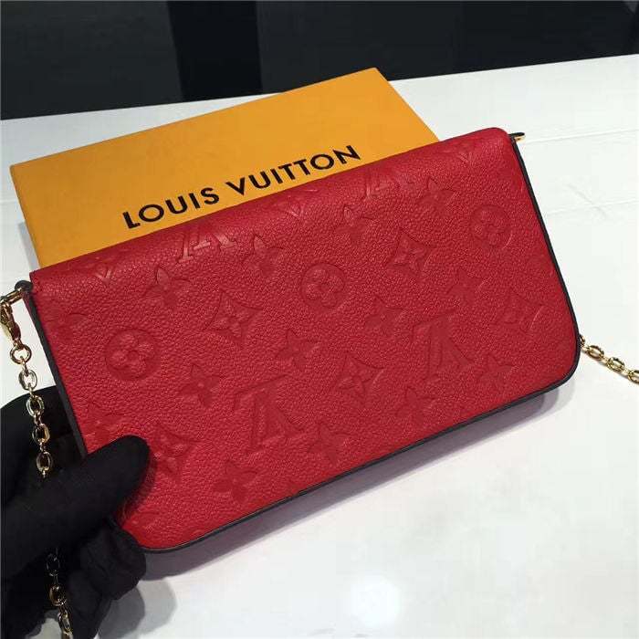 LUV FÉLICIE POCHETTE SCARLET RED
