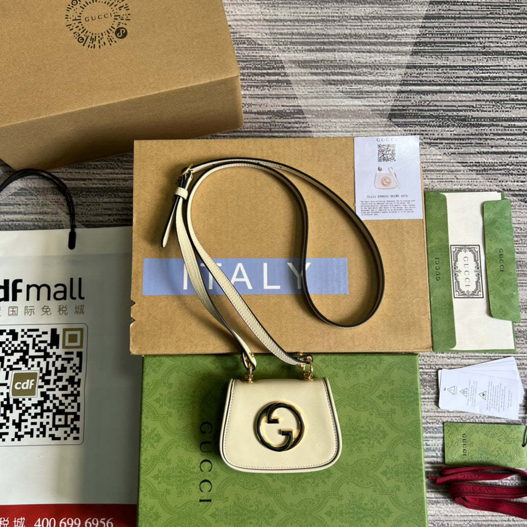 gg Blondie Card Case Wallet White For Women, Women’s Bags 4.5in/12cm gg 698635 UXX0G 9022