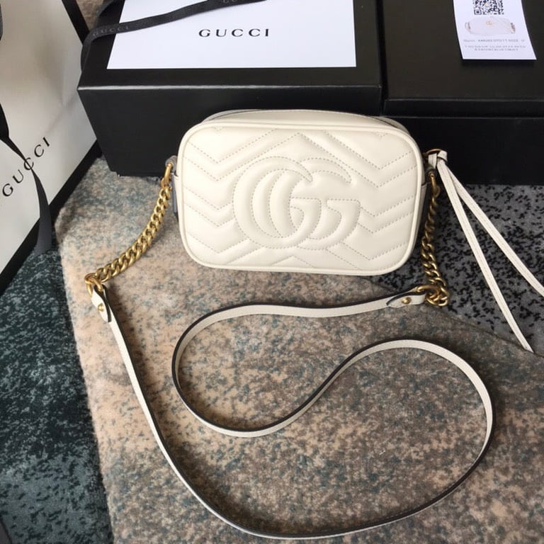 GG MARMONT SMALL MATELASSE SHOULDER BAG