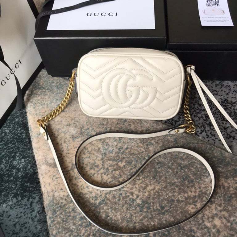 GG MARMONT SMALL MATELASSE SHOULDER BAG