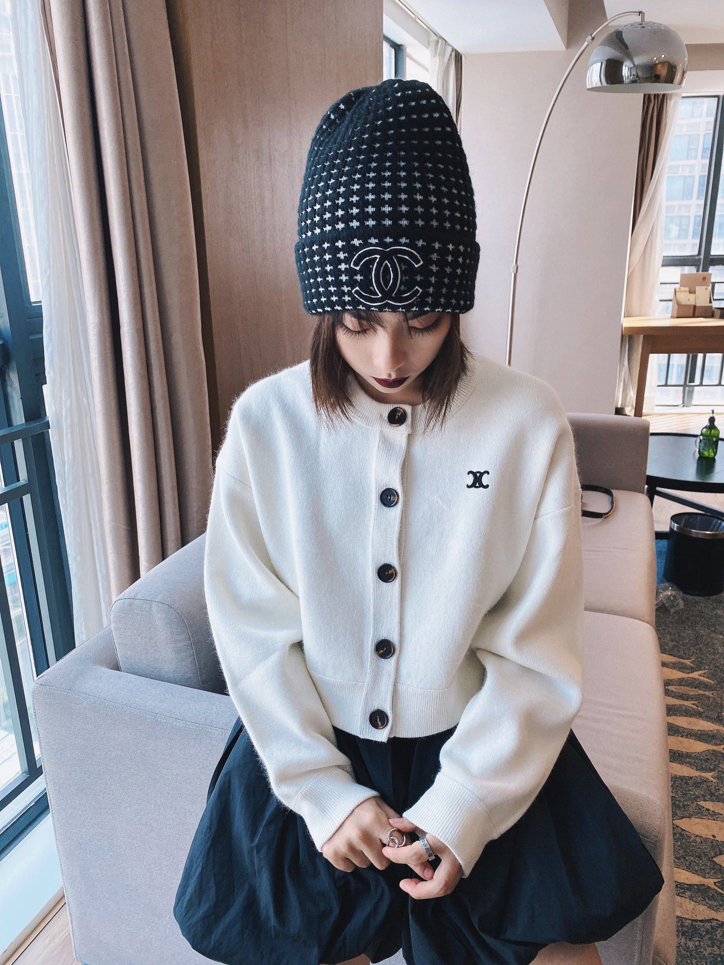 CC CC WOOL BEANIE BLACK