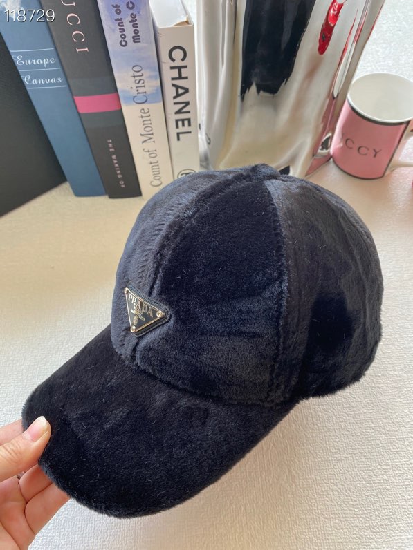 PD BASEBALL CAP SHEEPSKIN BLACK