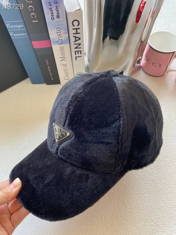 PD BASEBALL CAP SHEEPSKIN BLACK