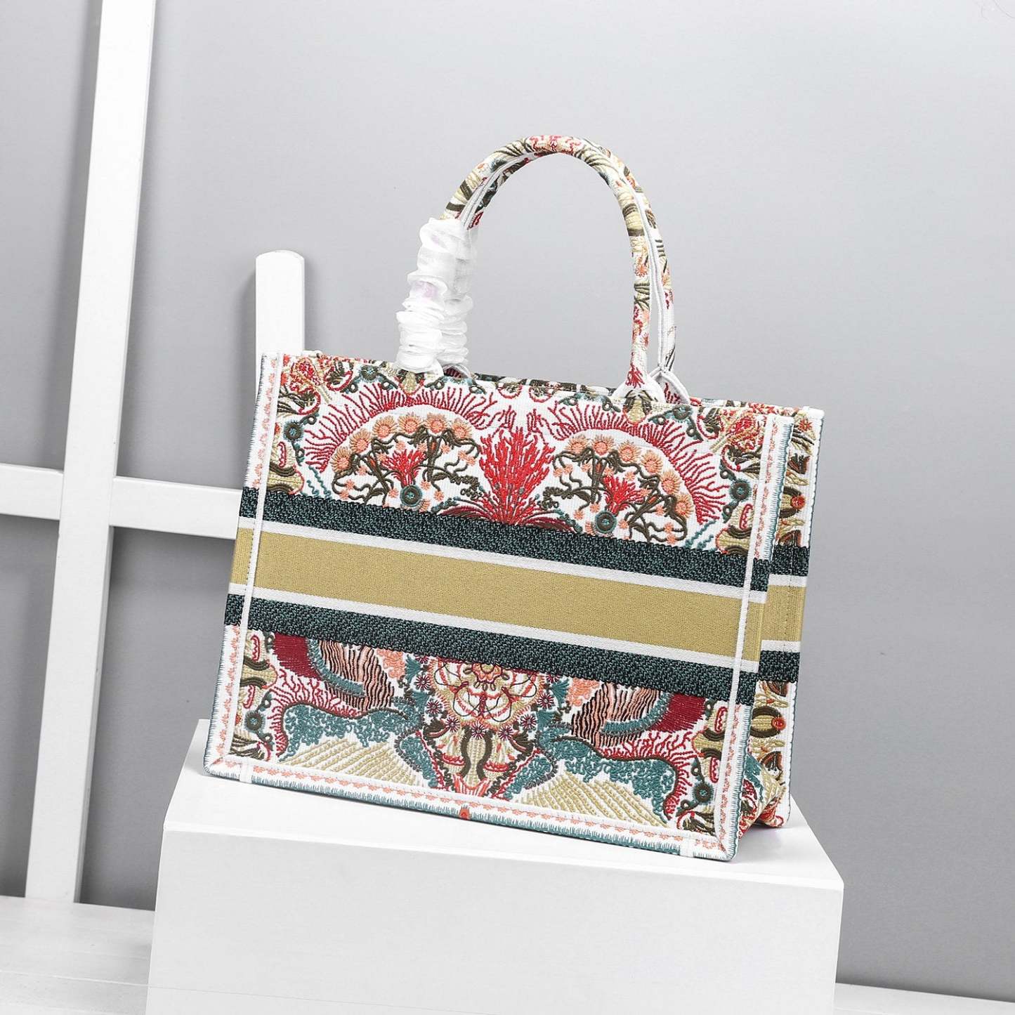 DI Medium Book Tote Bag By Maria Grazia Chiuri For Women 14in/36cm CD