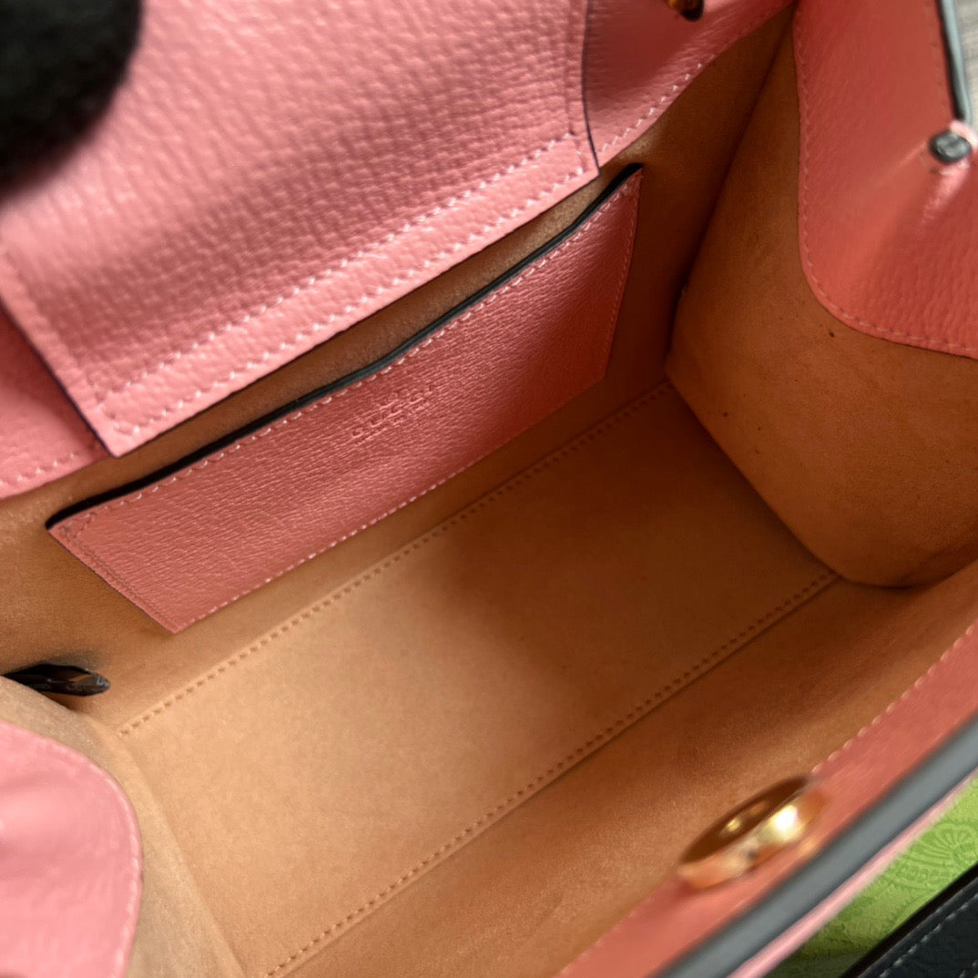 gg Diana Mini Tote Bag Pink For Women, Women’s Bags 7.9in/20cm gg ‎702732 U3ZDT 5479