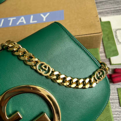 gg Blondie Shoulder Bag Green For Women, Women&#8217;s Bags 11in/28cm gg‎