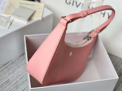 gv Small Moon Cut Out Bag Pink For Women, Handbags, Shoulder Bags 9.8in/25cm GVC