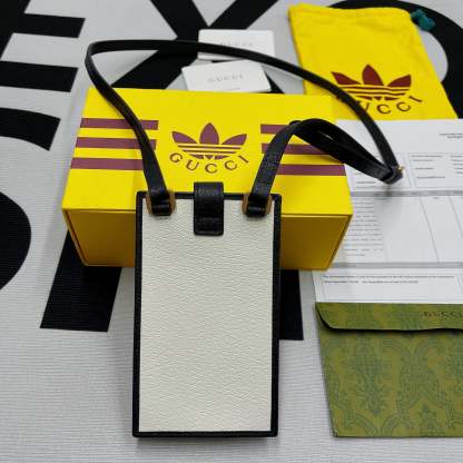 gg x Adidas Phone Case White For Women, Women’s Bags 7.3in/18cm gg‎
