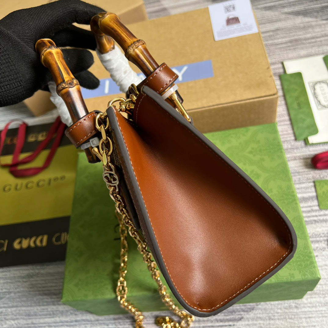 gg Diana Mini Tote Bag Beige For Women, Women’s Bags 7.9in/20cm gg