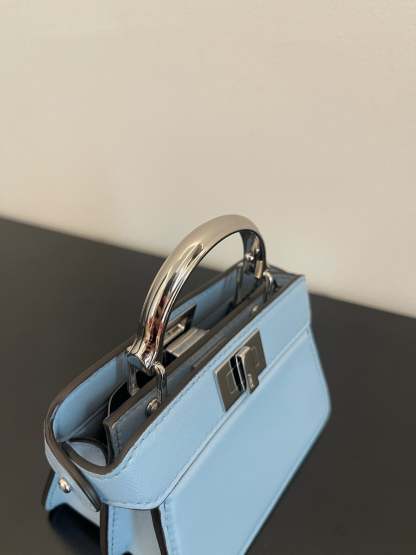 FI Peekaboo ISeeU Petite Blue Micro Bag For Woman 11cm/4.5in