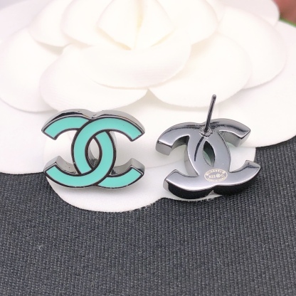 CC CC EARRINGS BLUE