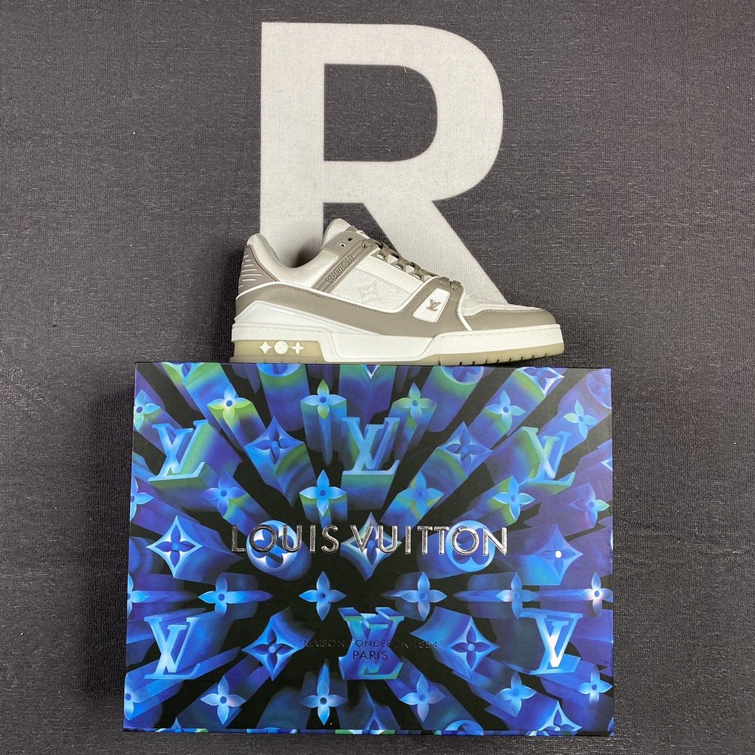 LUV TRAINER SNEAKER RUBBER MONOGRAM GREY VIRGIL ABLOH