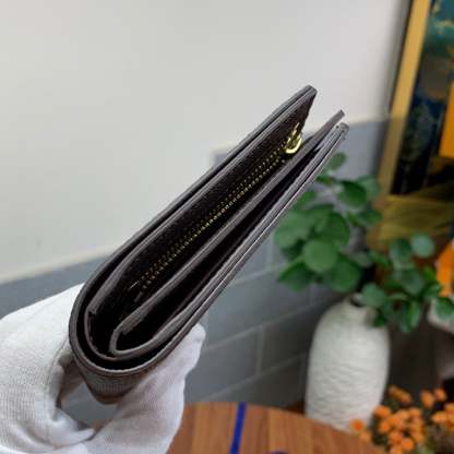 LOUIS VUITTON DAMIER BROWN COATED CANVAS 11CM N60053