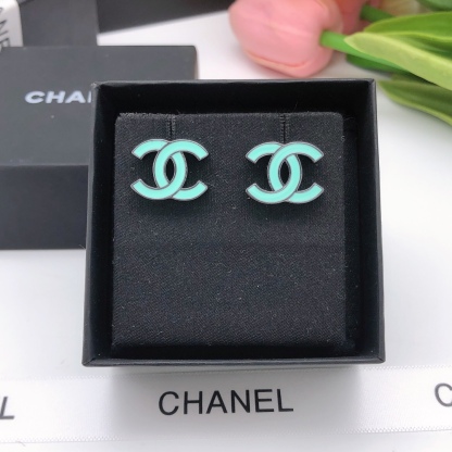 CC CC EARRINGS BLUE