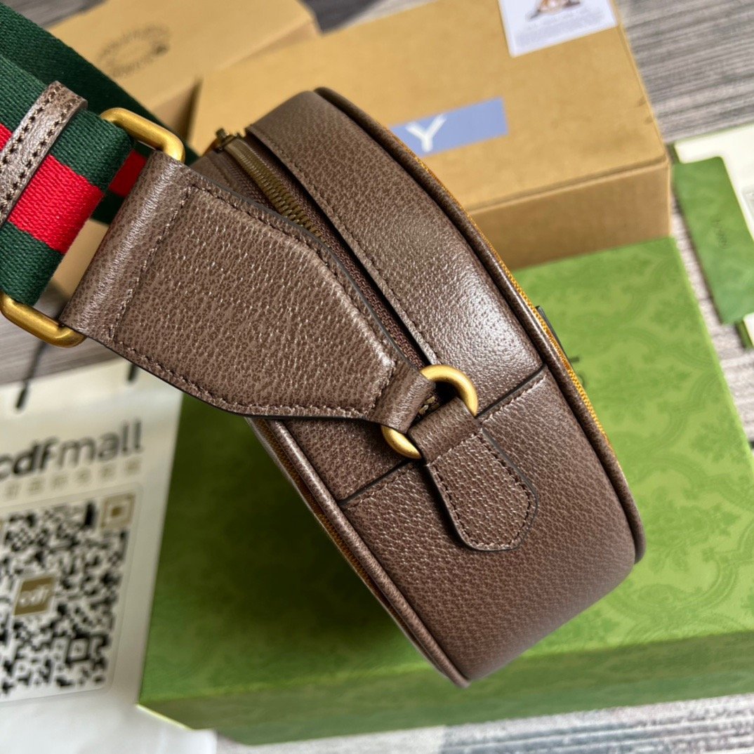 gg x Adidas Ophidia Small Shoulder Bag Brown For Women, Women’s Bags 8.6in/22cm gg 702640 UVSKT 7268