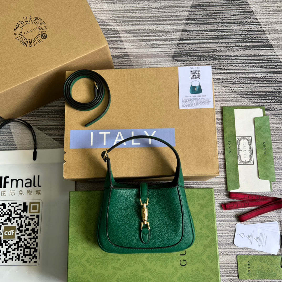 gg Jackie 1961 Mini Shoulder Bag Green For Women, Women’s Bags 7.5in/19cm gg