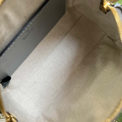 gg Matelasse Top Handle Bag Black For Women, Women&#8217;s Bags 7.5in/19cm gg ‎702251 UM8HG 1046