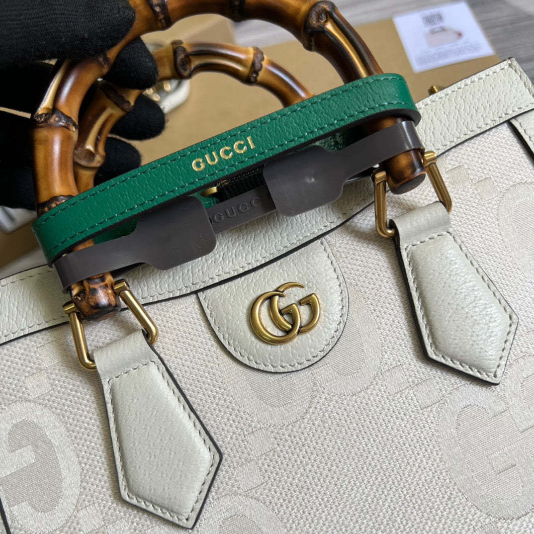 gg Diana Small gg Tote Bag White For Women, Women&#8217;s Bags 11in/27cm gg