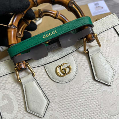 gg Diana Small gg Tote Bag White For Women, Women&#8217;s Bags 11in/27cm gg
