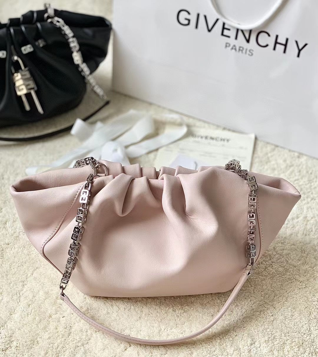gv Small Kenny Bag Blossom Pink For Women, Handbags, Shoulder Bags 12.6in/32cm GVCBB50MJB1DM-674