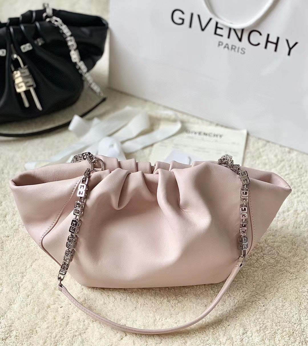 gv Small Kenny Bag Blossom Pink For Women, Handbags, Shoulder Bags 12.6in/32cm GVCBB50MJB1DM-674