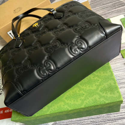 gg  Medium Tote Black For Women, Women’s Bags 15in/38cm gg ‎631685 UM8IG 1000