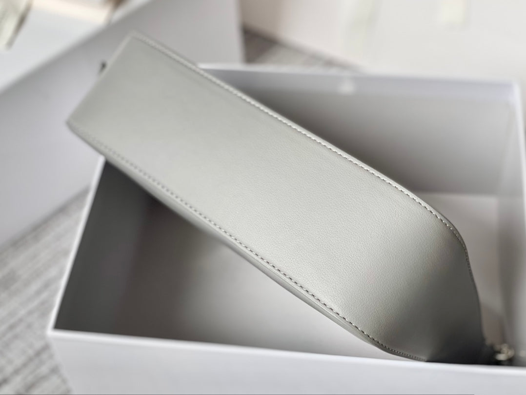 gv Small Moon Cut Out Bag Grey For Women, Handbags, Shoulder Bags 9.8in/25cm GVC