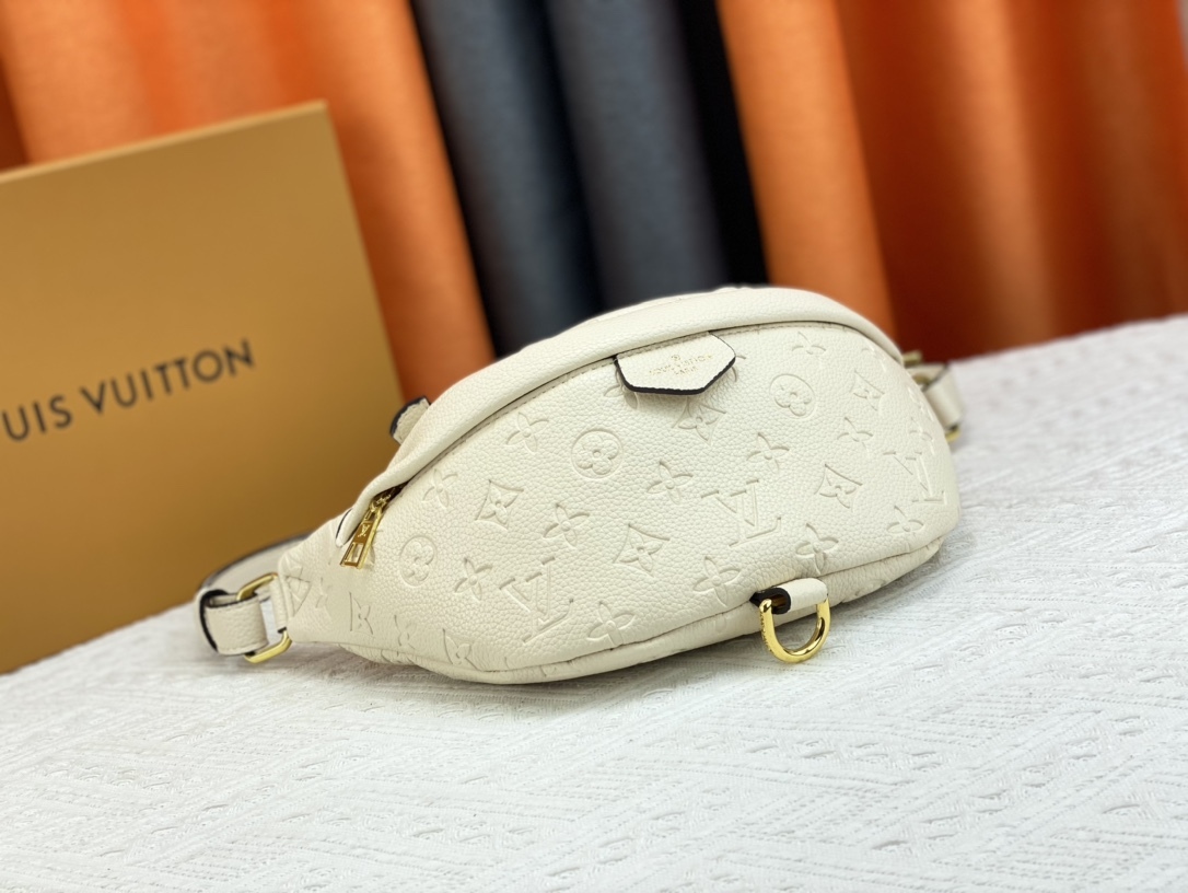 LV MONOGRAM EMPREINTE CREME BUMBAG M44836