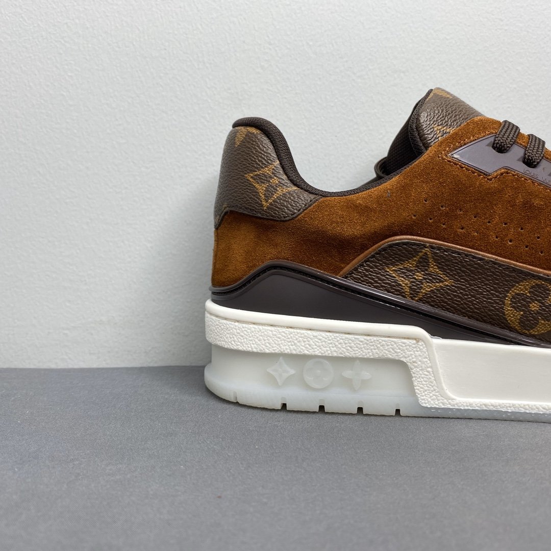 LUV TRAINER SNEAKER MONOGRAM CANVAS BROWN VIRGIL ABLOH