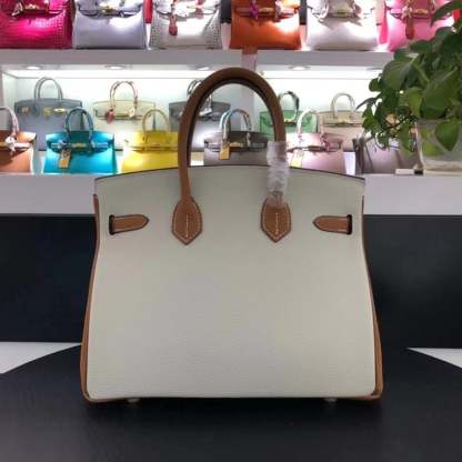 HM BIRKIN TOGO LEATHER GOLD HARDWARE BEIGE BROWN 30CM